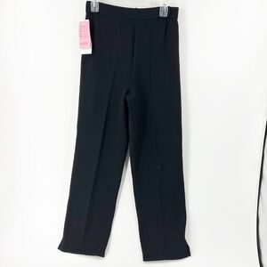 ✅ NWT TOULA BLACK KNIT PANTS STRAIGHT LEG SIZE 4
